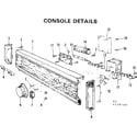 Kenmore 587779200 console details diagram