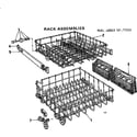 Kenmore 587779200 rack assemblies diagram