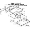 Kenmore 6284567990 main top cook surface diagram