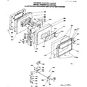 Kenmore 6284567990 door and latch mechanism diagram
