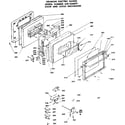Kenmore 6284568091 door and latch mechanism diagram