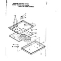 Kenmore 6284568250 main top cook surface diagram