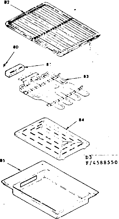 Kenmore 6284588550 steak grill kit diagram