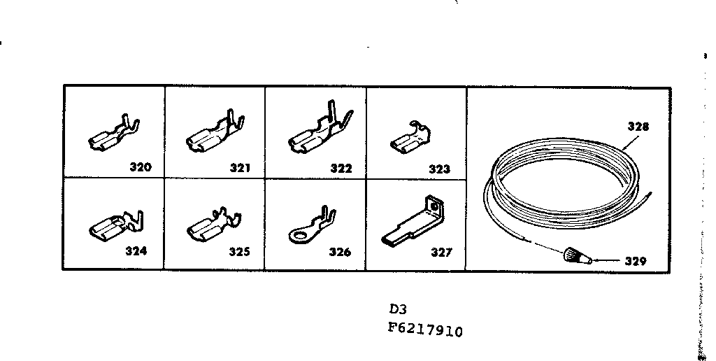 Kenmore 6286227910 wiring and wiring terminals diagram