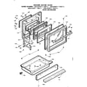 Kenmore 6286368211 door and drawer diagram