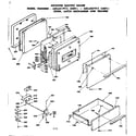 Kenmore 6286417912 door latch mechanism & drawer diagram