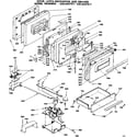 Kenmore 6286437811 door, latch mechanism and drawer diagram