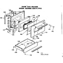 Kenmore 6289117910 door and drawer diagram