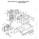 Kenmore 6289428210 doors and drawer diagram