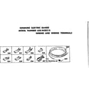 Kenmore 6289428210 wiring and wiring terminals diagram