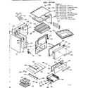 Kenmore 6476037362 body section diagram