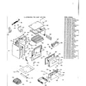 Kenmore 9116047560 body section diagram