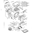 Kenmore 6476057323 body section diagram