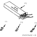 Kenmore 6476227442 wire harnesses & components diagram