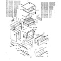 Kenmore 9116217416 body section diagram