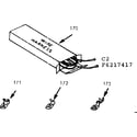 Kenmore 6476227467 wire harnesses and components diagram