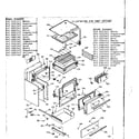 Kenmore 9116257427 body section diagram