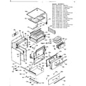 Kenmore 9116387441 body section diagram