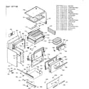 Kenmore 9116377412 body section diagram
