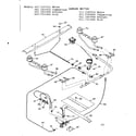 Kenmore 9117207410 burner section diagram