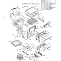 Kenmore 9117247460 body section diagram