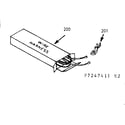 Kenmore 6477247421 wire harnesses & components diagram
