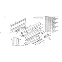 Kenmore 6479247420 backguard section diagram