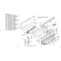 Kenmore 9119277460 backguard section diagram