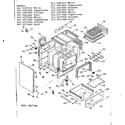 Kenmore 9119277460 body section diagram