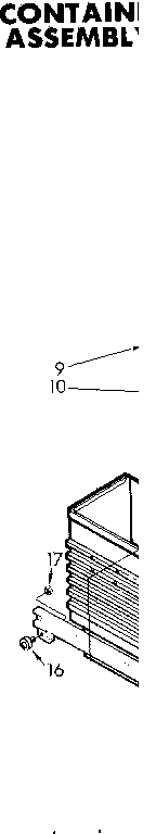 Kenmore 6657342202 container assembly diagram
