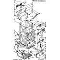 Kenmore 6657466001 frame assembly diagram