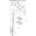 Kenmore 6657466100 power screw and ram assembly diagram