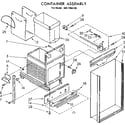 Kenmore 6657466100 container assembly diagram