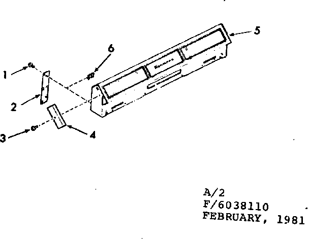 Kenmore 9116038110 backguard section diagram