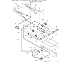 Kenmore 9116057810 burner section diagram