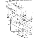 Kenmore 9116057812 burner section diagram