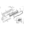 Kenmore 9116067811 backguard section diagram