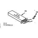 Kenmore 9116158111 wire harnesses and components diagram