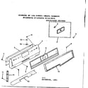 Kenmore 9116158210 backguard section diagram