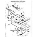 Kenmore 9116158210 burner section diagram