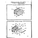 Kenmore 9116158210 oven door section diagram