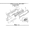 Kenmore 9116167813 backguard section diagram