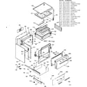 Kenmore 9116217413 body section diagram