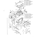 Kenmore 9116217464 body section diagram