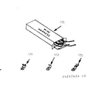 Kenmore 9116217464 wire harnesses & components diagram