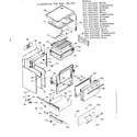 Kenmore 9116227445 body section diagram