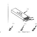 Kenmore 9116227445 wire harnesses & components diagram