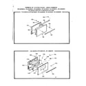 Kenmore 9116258310 oven door section diagram