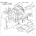 Kenmore 9116357610 body section diagram
