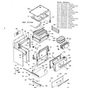 Kenmore 9116277445 body section diagram